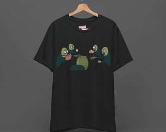 Salad Fingers Tee - Horror Cartoon T-shirt - Weird Kid Nostalgia 2000's gore animation Shirt