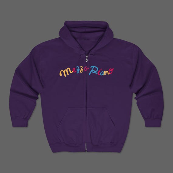 Mezzo Piano Zip up Hoodie - Sanrio Jojifuku Kawaicore Long Sleeved