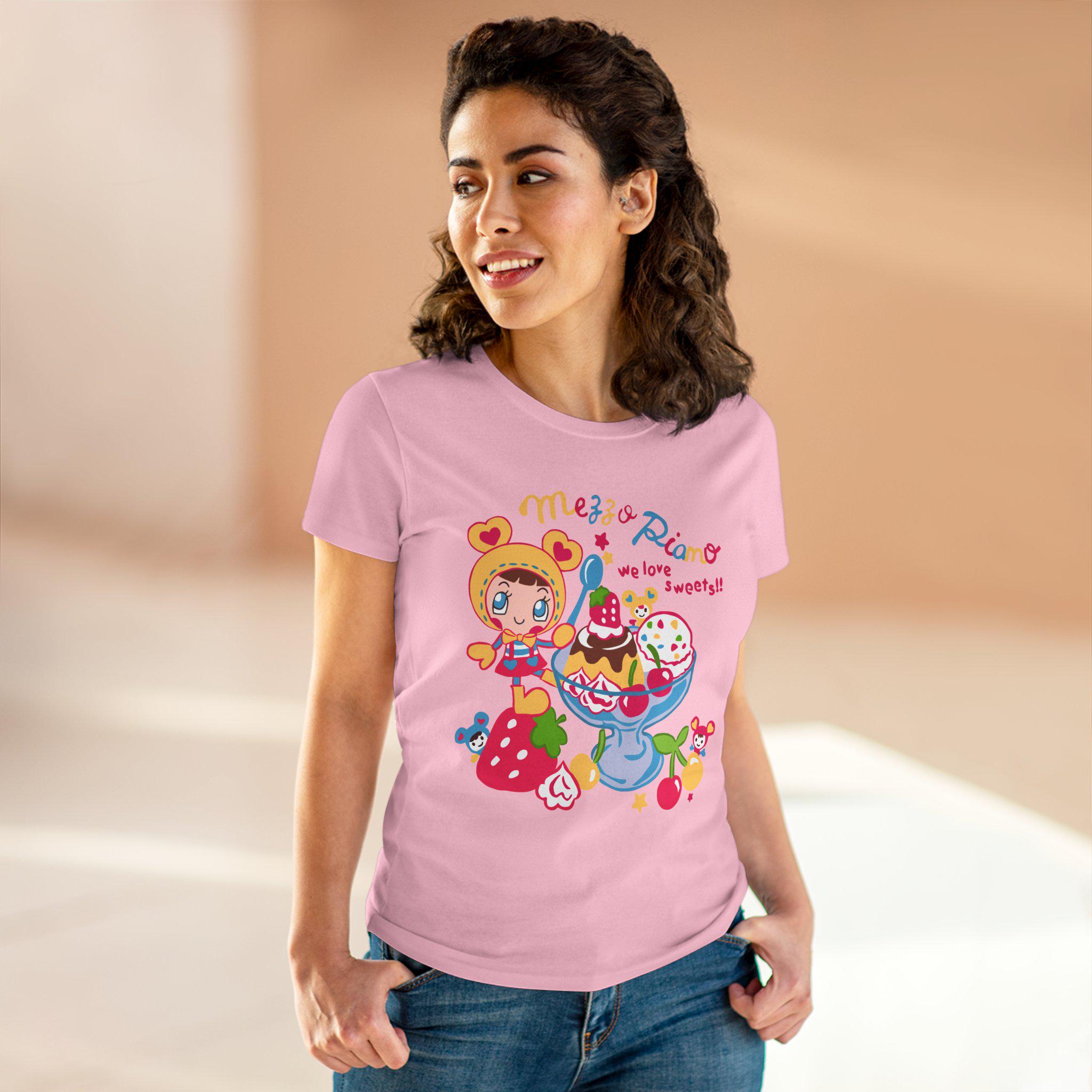 Slim Fit Size Mezzo Piano Tee - Sanrio Jojifuku Kawaicore Tshirt