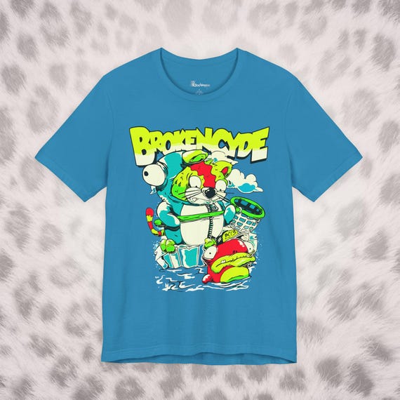 Brokencyde BC 13 Tee - Crunckcore Scene Emo Shirt - Unique Band