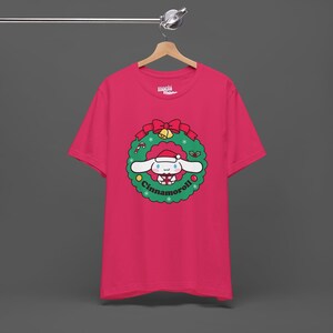 Cinnamoroll Xmas Tee - Christmas Holiday Gift For Sanrio Fans - Cutecore Y2K Graphic T-shirt - Hello Kitty Merry Christmas Shirt image 8