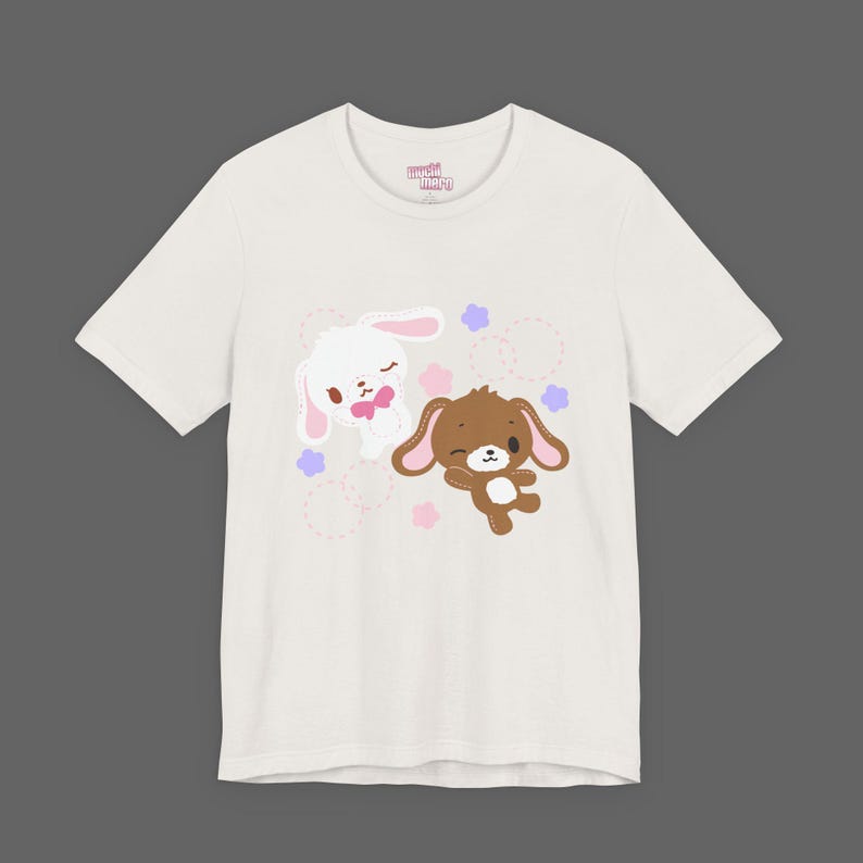 SugarBunnies Shirousa Kurousa Tee - Cutecore Jojifuku Shirt - Pinkcore Kawaii Sanrio T-shirt - Anime Hello Kitty Tshirt image 5