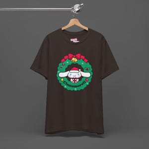 Cinnamoroll Xmas Tee - Christmas Holiday Gift For Sanrio Fans - Cutecore Y2K Graphic T-shirt - Hello Kitty Merry Christmas Shirt image 2