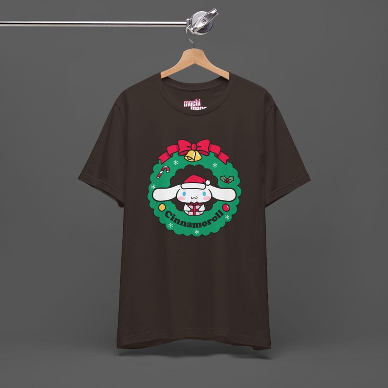 Cinnamoroll Xmas Tee - Christmas Holiday Gift For Sanrio Fans - Cutecore Y2K Graphic T-shirt - Hello Kitty Merry Christmas Shirt image 2