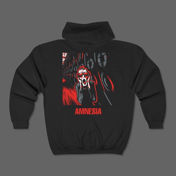 KMFDM Zip up Hoodie - Amnesia Band Long Sleeved Shirt