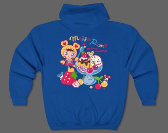 Mezzo Piano Zip up Hoodie - Sanrio Jojifuku Kawaicore Long Sleeved