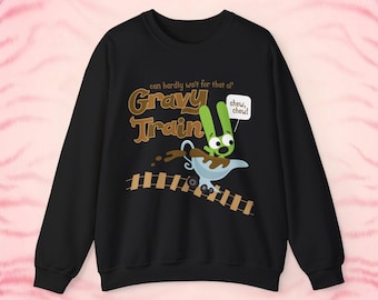 Hoops And Yoyo Animation Sweatshirt - Gravy Train Vintage Emo Scene Style Merch Long Sleeved T-shirt - 2000's Old Cartoon Tee
