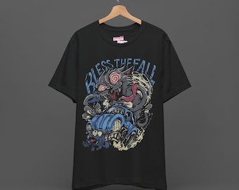 Camiseta Blessthefall - Camiseta de banda de la escena metalcore - Camiseta de música emo y screamo - Camiseta alternativa de los 2000