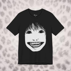 Nicos Nextbots Tee - Yoshie Creepy Cute Shirt - Horror Game Thriller Tshirt - Cutegore Jumpstyle T-shirt image 1