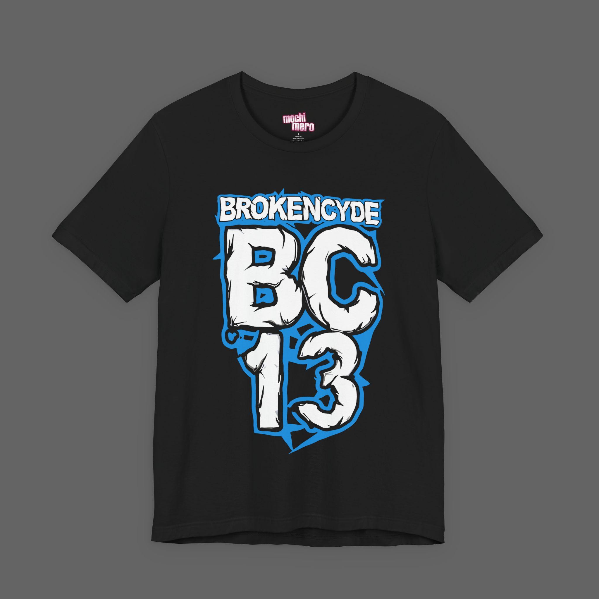 y2k①Nirvana“band broken“boro longt-shirt Brokencyde BC 13 Tee - Crunckcore Scene Emo Shirt - Unique Band