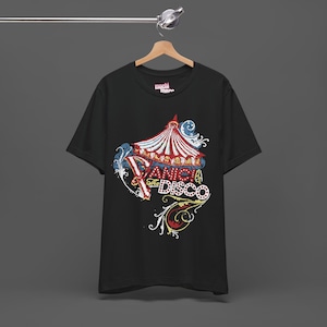 P!ATD Tee - Panic! At The Disco Band Tshirt - Emo Scene Alternative Music Group T-shirt - Rock 2000's Circus Shirt