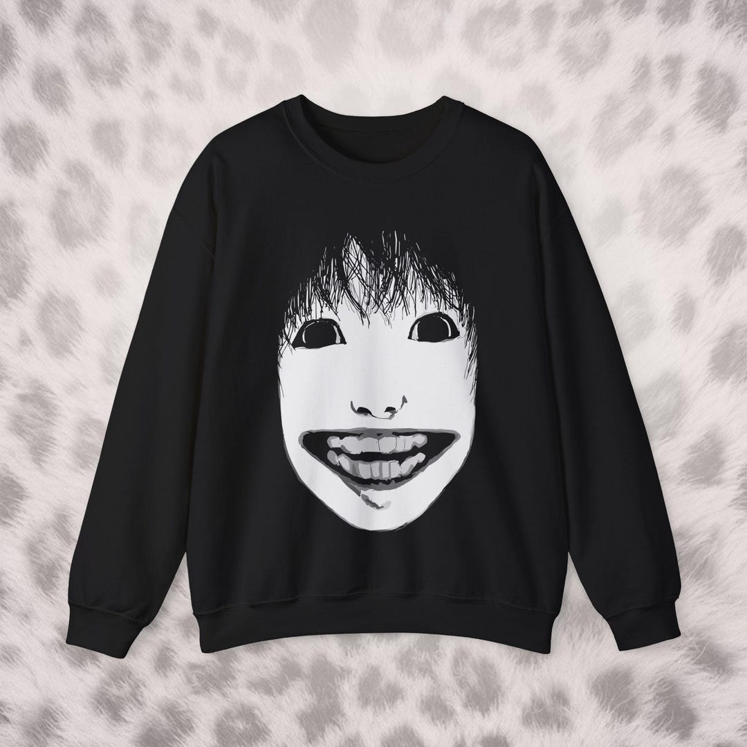 Nico's Nextbots Sweatshirt - Yoshie Creepy Cute Long Sleeved Shirt
