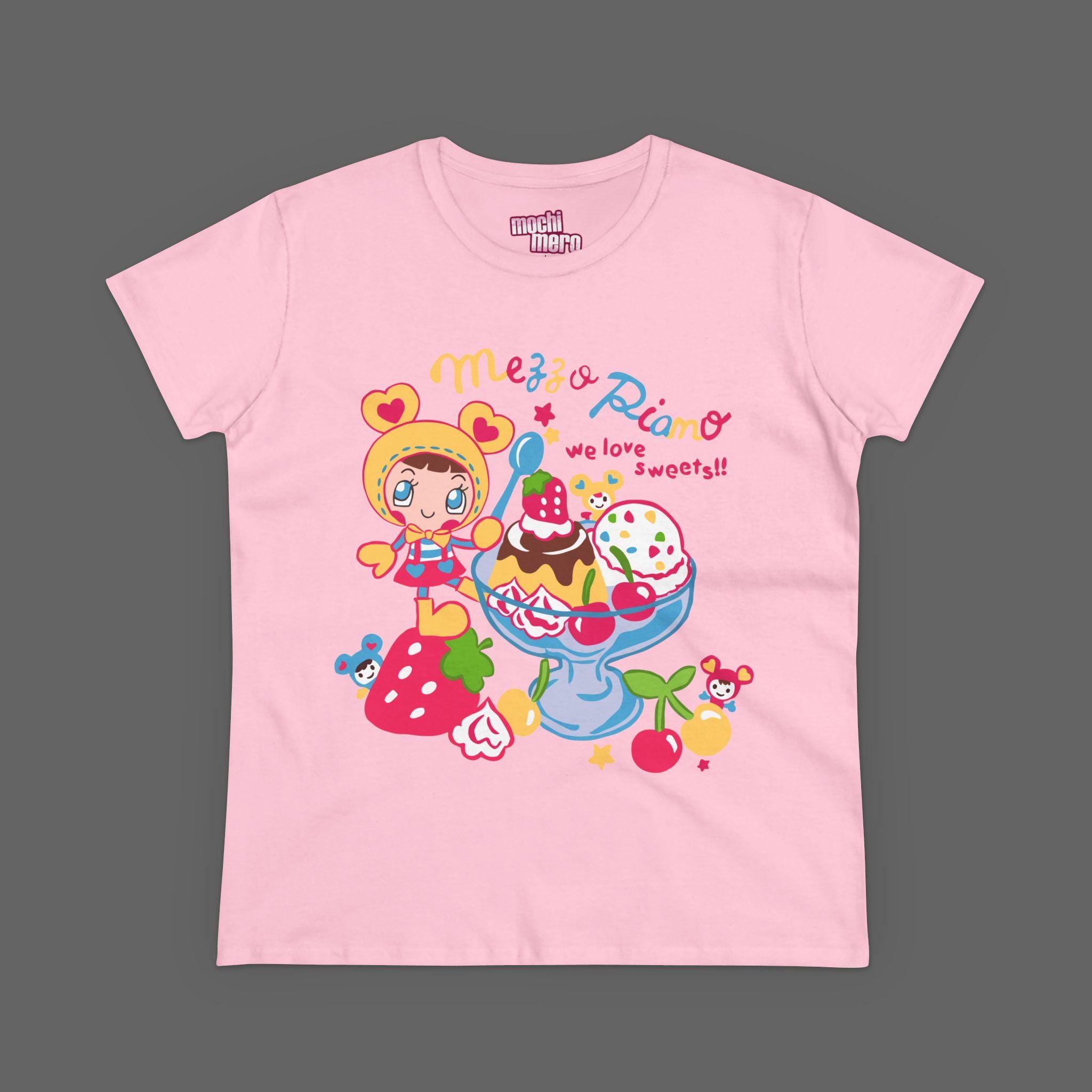 Slim Fit Size Mezzo Piano Tee - Sanrio Jojifuku Kawaicore Tshirt
