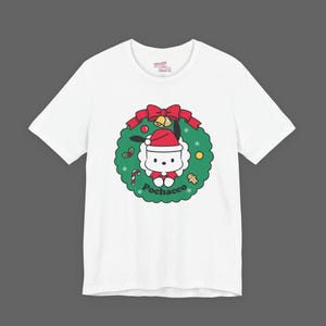 Pochacco Xmas Tee - Christmas Holiday Gift For Sanrio Fans - Cutecore Y2K Graphic T-shirt - Hello Kitty Merry Christmas Shirt image 3