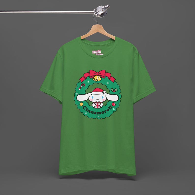 Cinnamoroll Xmas Tee - Christmas Holiday Gift For Sanrio Fans - Cutecore Y2K Graphic T-shirt - Hello Kitty Merry Christmas Shirt image 4