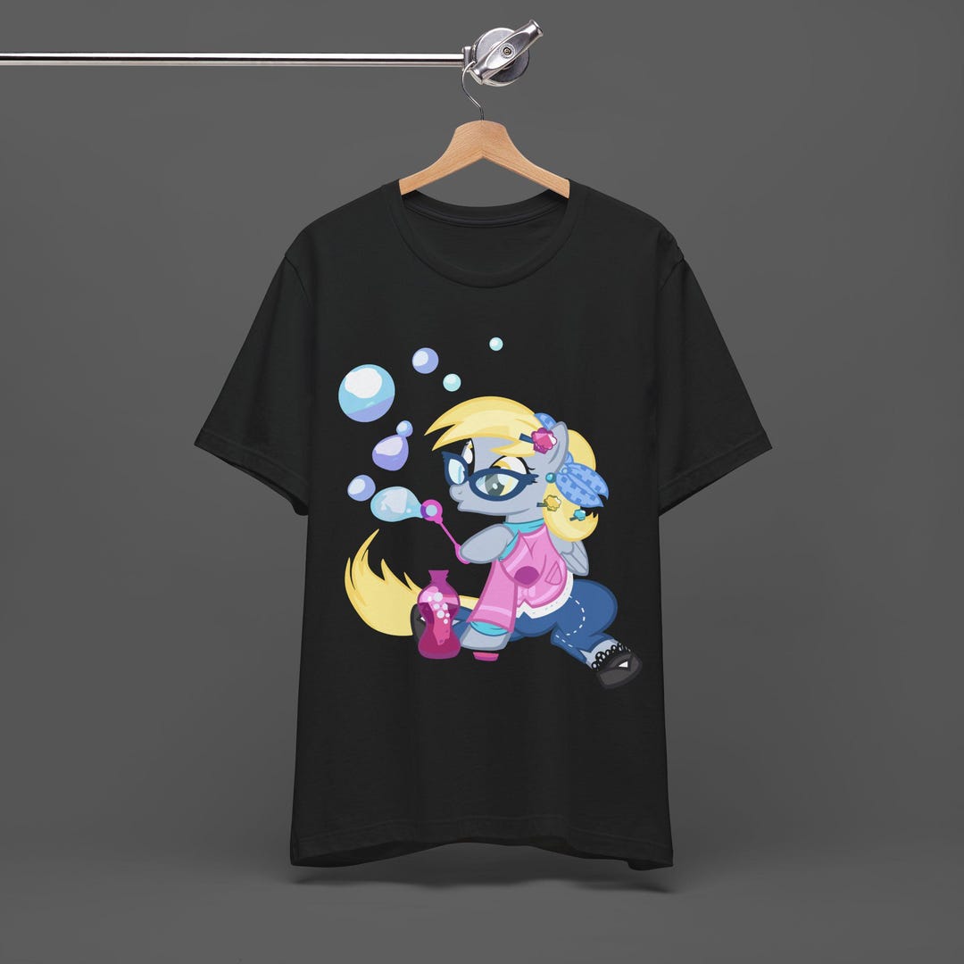 MLP Tee - My Little Pony Derpy Hooves T-shirt - Pony Bubbles Animation ...