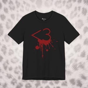 Mindless Self Indulgence T-Shirt – <3 Album Unisex MSI Electropunk Bandshirt – Band-T-Shirt der 2000er – Hot Topic Vintage