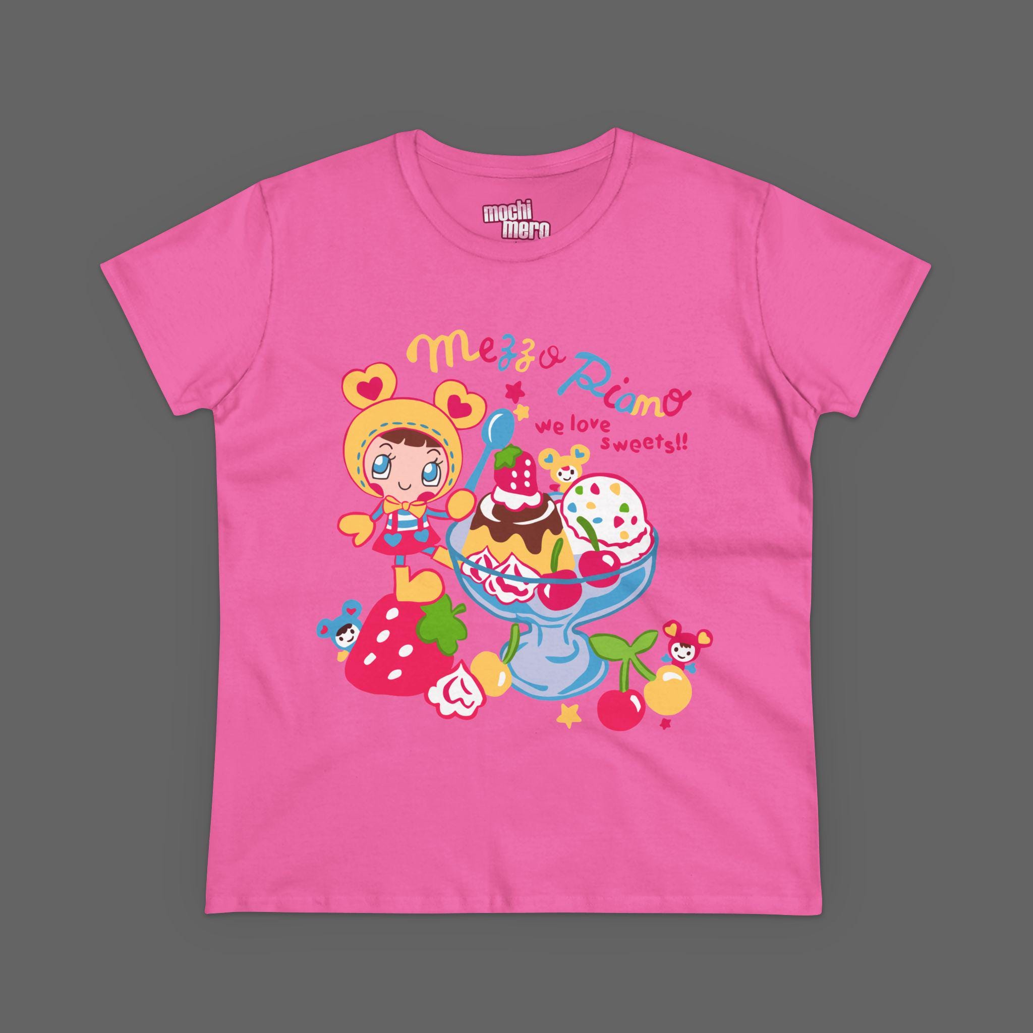 Woman Size Mezzo Piano Tee - Sanrio Jojifuku Kawaicore Tshirt