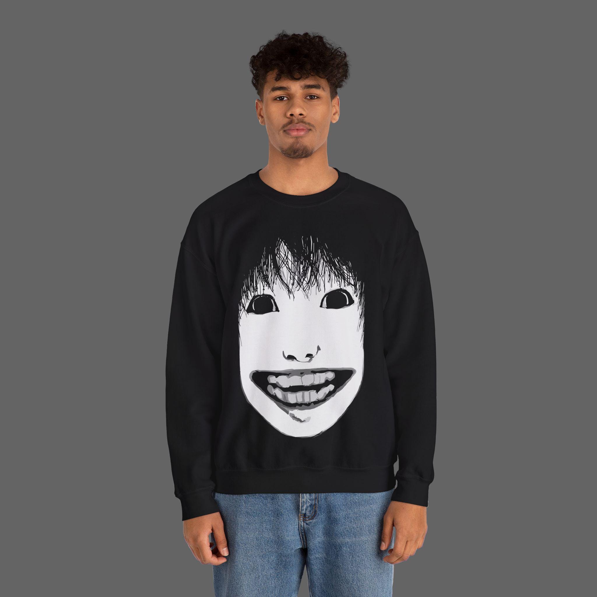 Nico's Nextbots Sweatshirt - Yoshie Creepy Cute Long Sleeved Shirt