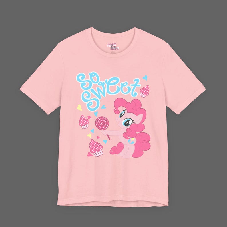 MLP Tee - Pinkie Pie So Sweet Cutecore Shirt - Kawaii Pinkcore Japanese Fashion T-shirts - My Little Pony 2000's Merch image 3
