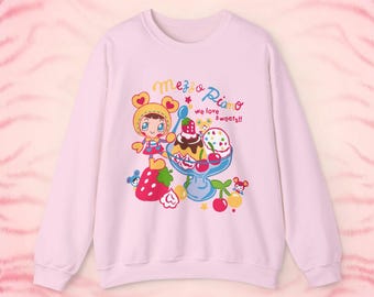 Mezzo Piano Sweatshirt - Sanrio Jojifuku Kawaicore Tshirt