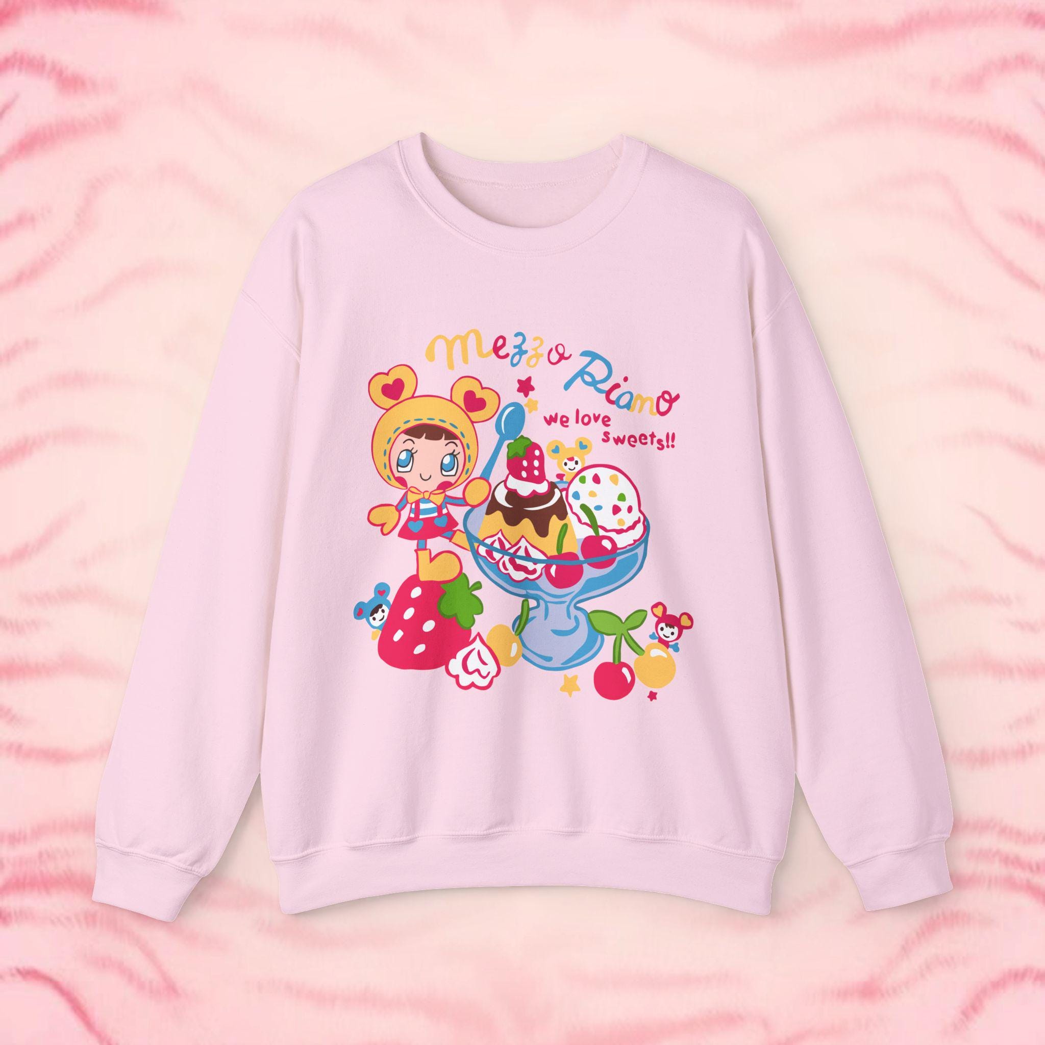 Mezzo Piano Sweatshirt - Sanrio Jojifuku Kawaicore Tshirt