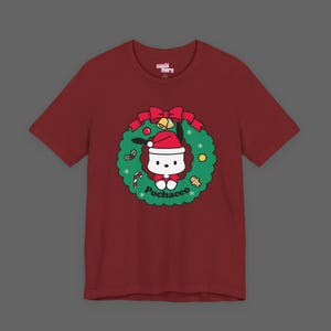 Pochacco Xmas Tee - Christmas Holiday Gift For Sanrio Fans - Cutecore Y2K Graphic T-shirt - Hello Kitty Merry Christmas Shirt image 8