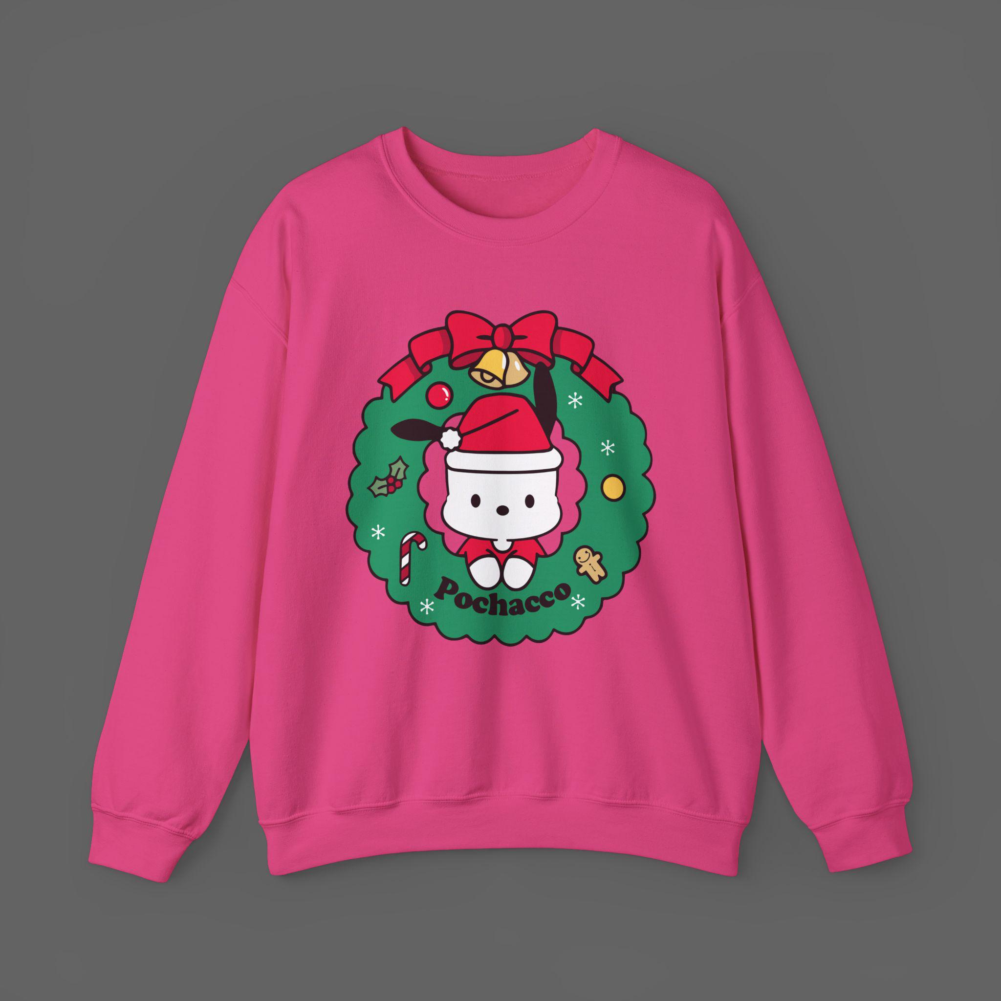 Pochacco Xmas Sweatshirt - Christmas Holiday Gift for Sanrio