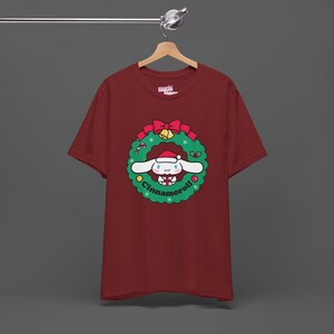 Cinnamoroll Xmas Tee - Christmas Holiday Gift For Sanrio Fans - Cutecore Y2K Graphic T-shirt - Hello Kitty Merry Christmas Shirt image 9