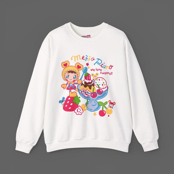 Mezzo Piano Sweatshirt - Sanrio Jojifuku Kawaicore Tshirt