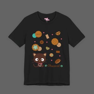 Maglietta Chococat - Maglietta Sanrio Cutecore - Maglietta Jojifuku Chocogirl Style - Maglietta Kawaii Hello Kitty immagine 4
