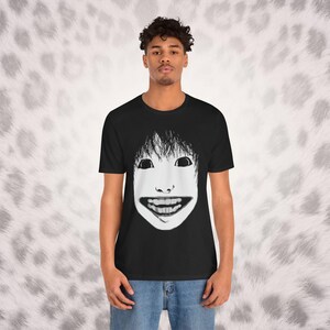 Nicos Nextbots Tee - Yoshie Creepy Cute Shirt - Horror Game Thriller Tshirt - Cutegore Jumpstyle T-shirt image 3