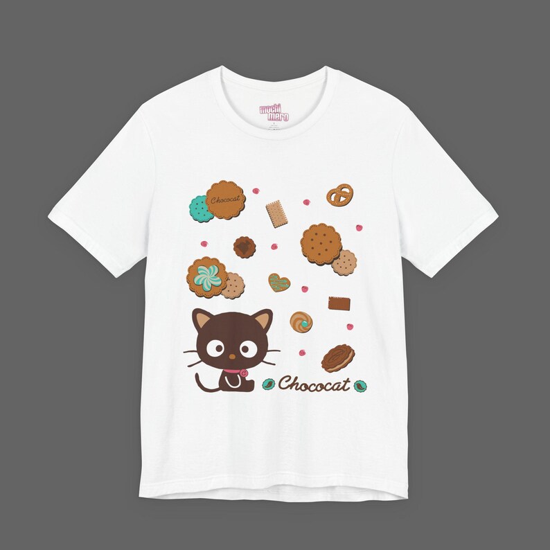 Maglietta Chococat - Maglietta Sanrio Cutecore - Maglietta Jojifuku Chocogirl Style - Maglietta Kawaii Hello Kitty immagine 3