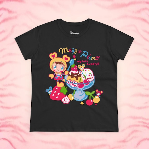 Slim Fit Size Mezzo Piano Tee - Sanrio Jojifuku Kawaicore Tshirt