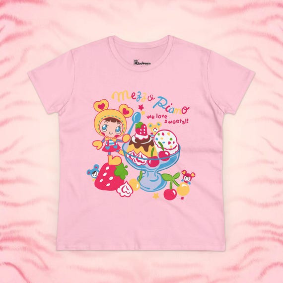 Slim Fit Size Mezzo Piano Tee - Sanrio Jojifuku Kawaicore Tshirt