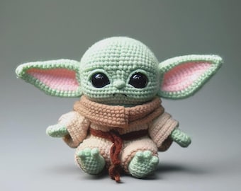 Baby Alien Crochet Pattern: Easy Amigurumi Plush (PDF Digital Download)
