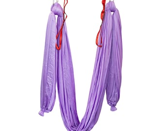 エアリアルヨガハンモック、ピンクのヨガセット、エアリアルシルクヨガ