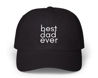 Classic Dad Cap - Best Dad Ever Hat, perfektes Geschenk für den Vatertag, lässige Dad-Cap, Alltagskleidung, ideal für Geburtstage