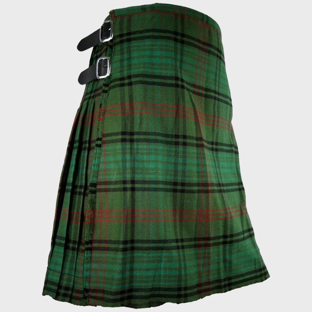 Clan Ross Muted Hunting Premium Tartan Kilt - Men's Traditional Handmade 8 yards Kilt - Perfect For Every Occasion - Men Kilt Store
