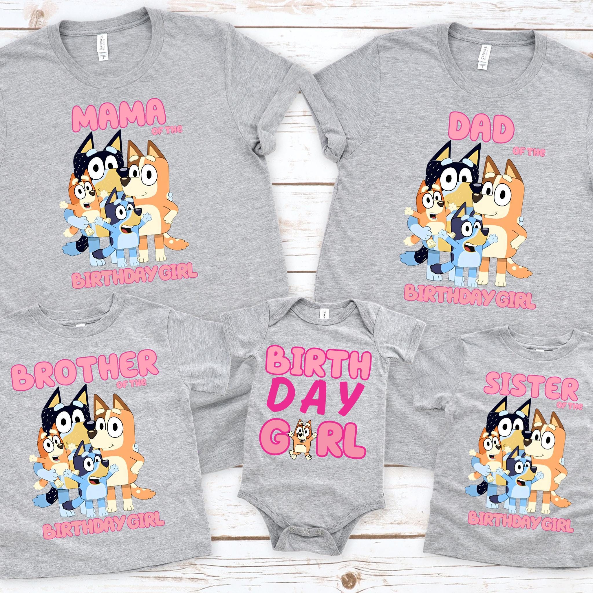 Bluey & Bingo Family Shirt