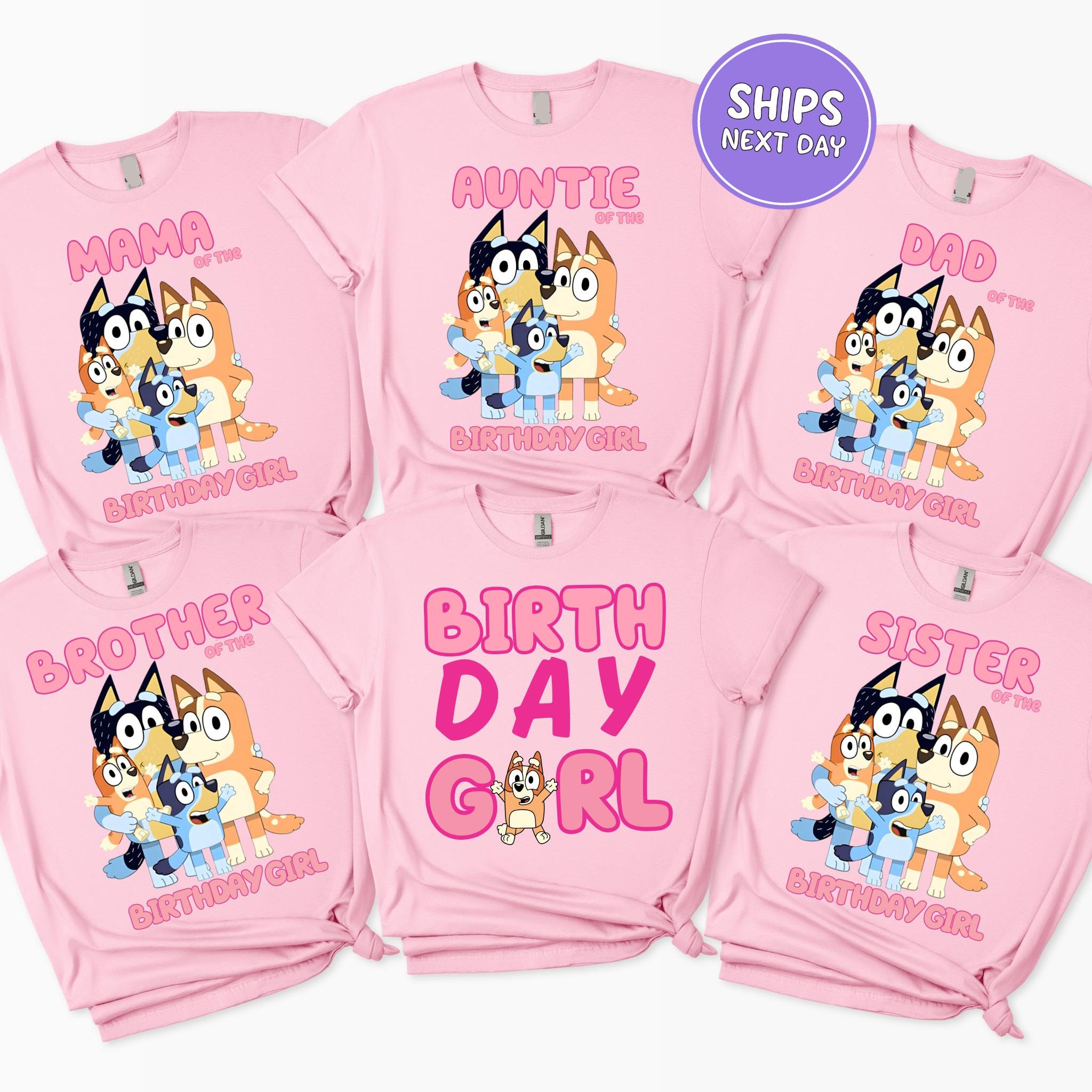 Bluey & Bingo Family Shirt