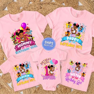 Custom Gracie Birthday Family Shirt Birthday Girl Doll Shirt Matching Personalized Birthday Dolls Girls Doll Shirt Family Birthday Party