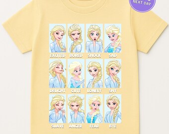 Disney Princess T-Shirt Disney Elsa Shirt Frozen Shirts Disney Girls Trip Shirt Disney World Shirts Disneyland T-Shirt Disney Frozen Shirt