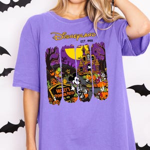 Disney World Halloween Mickey Mouse Magic Kingdom Shirt Comfort Colors® Mickey&#39;s Pumpkin Patch Disney Trip Tee Disney Vacation Party Shirt