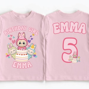 Custom Doll Birthday Girl Shirt Birthday Girl Doll Shirt Trendy Personalized Birthday Toy Girls Doll Shirt Family Birthday Party Shirt