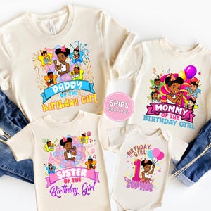 Custom Gracie Birthday Family Shirt Birthday Girl Doll Shirt Matching Personalized Birthday Dolls Girls Doll Shirt Family Birthday Party