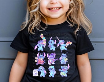 Disney Shirt Stitch Toddler Sweatshirt Retro Disney Lilo And Stitch Shirt Disney Floral Stitch Shirt Funny Cute Stitch Disney Sweatshirt