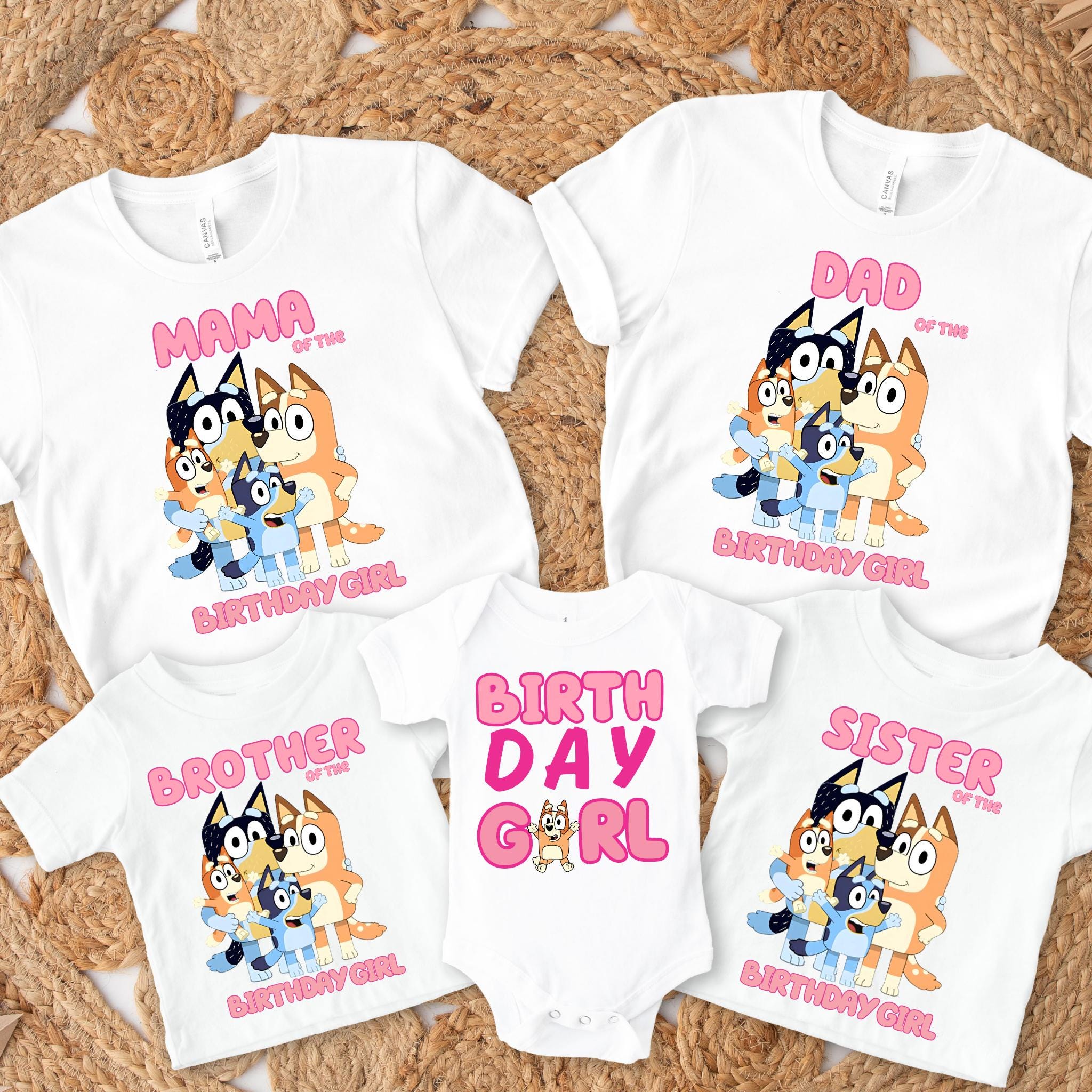 Bluey & Bingo Family Shirt