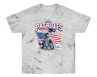 The Patriots Soldier with American Flag T-Shirt | New England Football Fan Tee