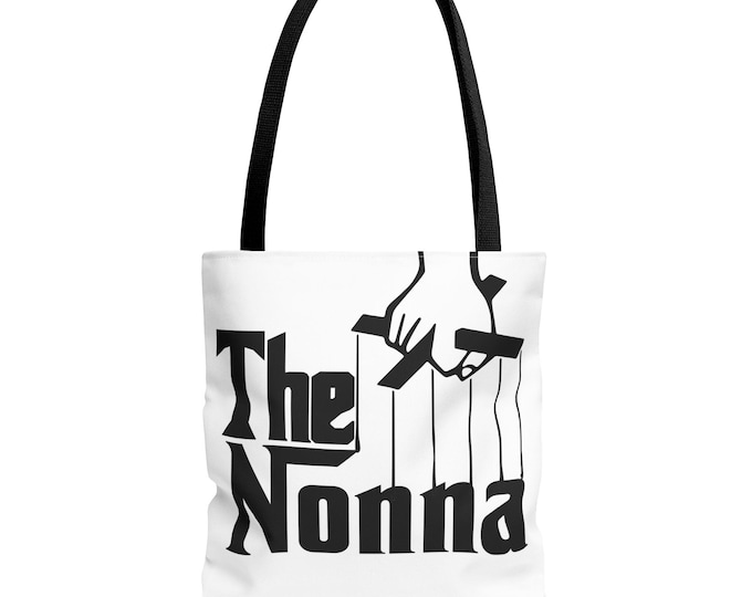 Featured listing image: Funny Nonna Tote Bag, Gift for Grandmother, Italian Humor Bag, Reusable Shopping Bag, Unique Birthday Gift for Her